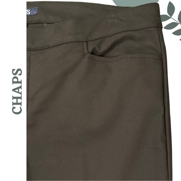 CHAPS Black Stretch Dress Pants | Classic Style | Size 16W - Picture 6 of 7